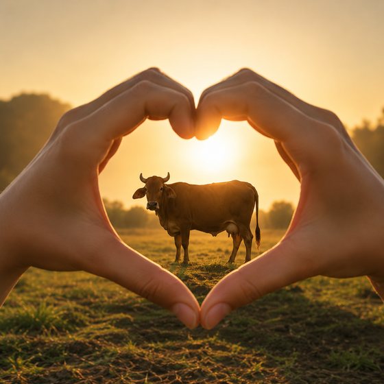 Becoming part of Gau Seva at Sri Golok Dham